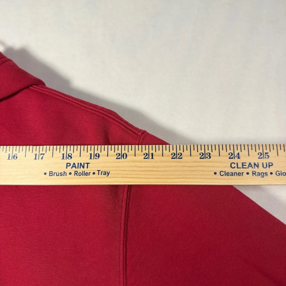 Jordan Jumpman Fleece Hoodie Mens Medium Red Pullover Sweatshirt Basketball